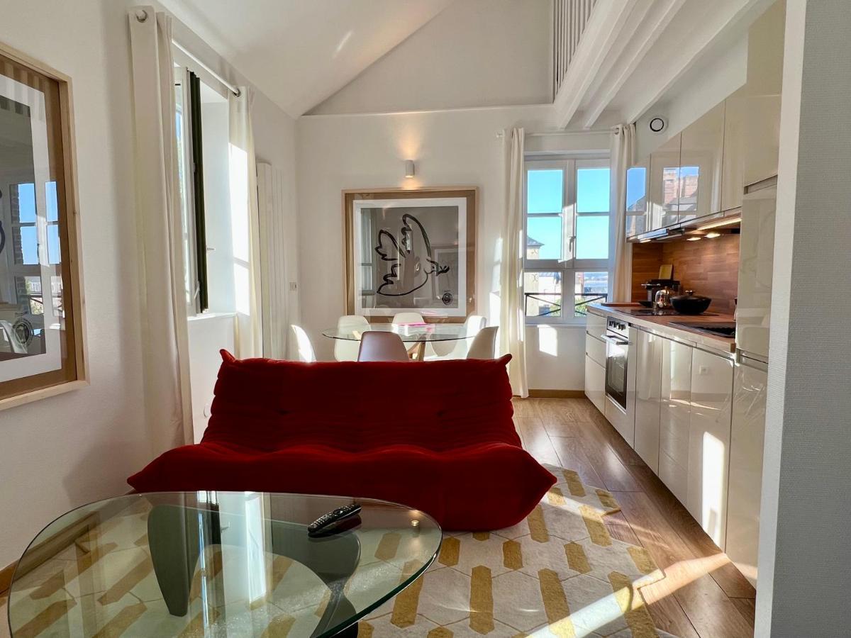 La Petite Adresse Du 10Honfleur Lägenhet Exteriör bild