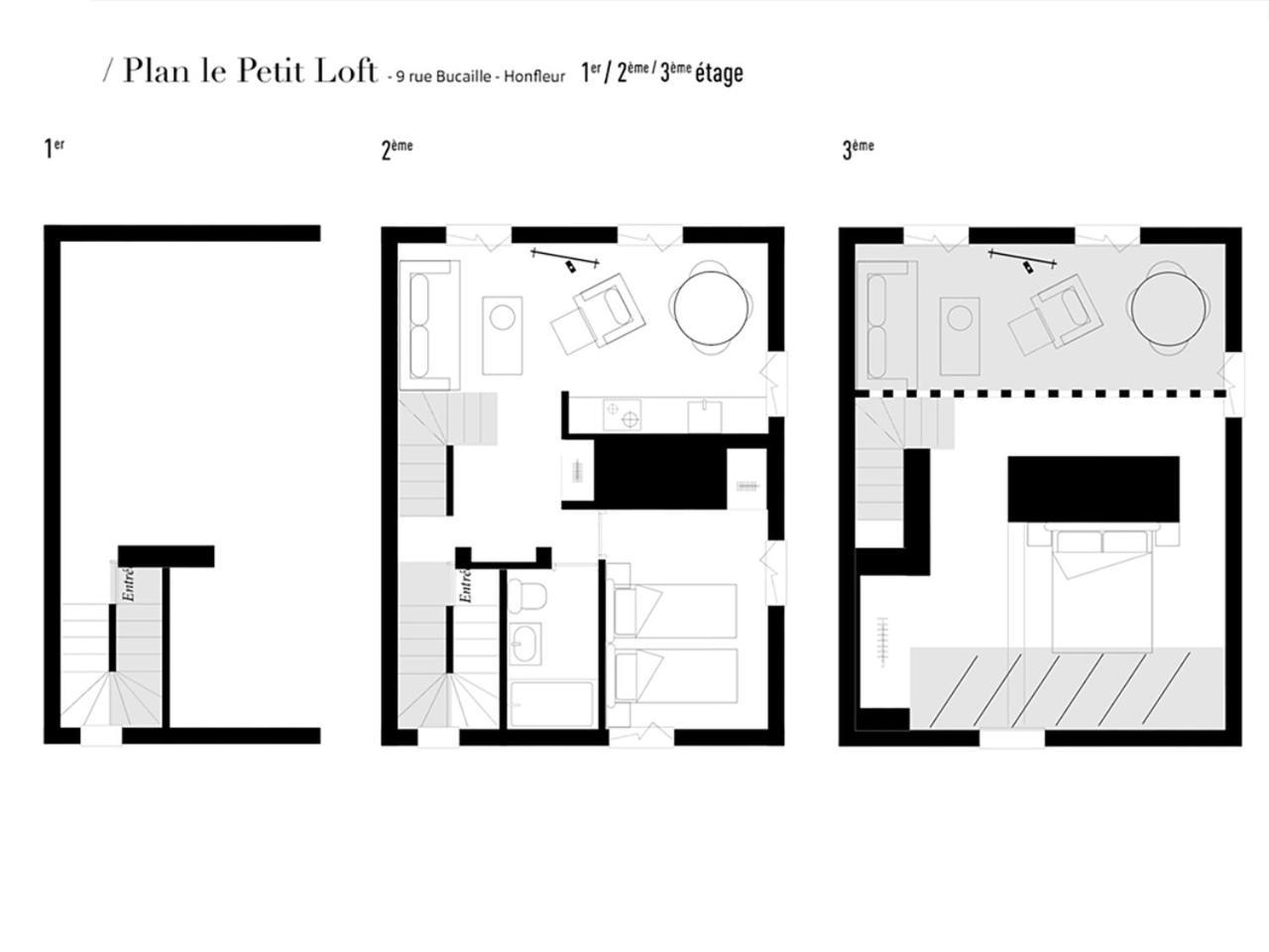 La Petite Adresse Du 10Honfleur Lägenhet Exteriör bild
